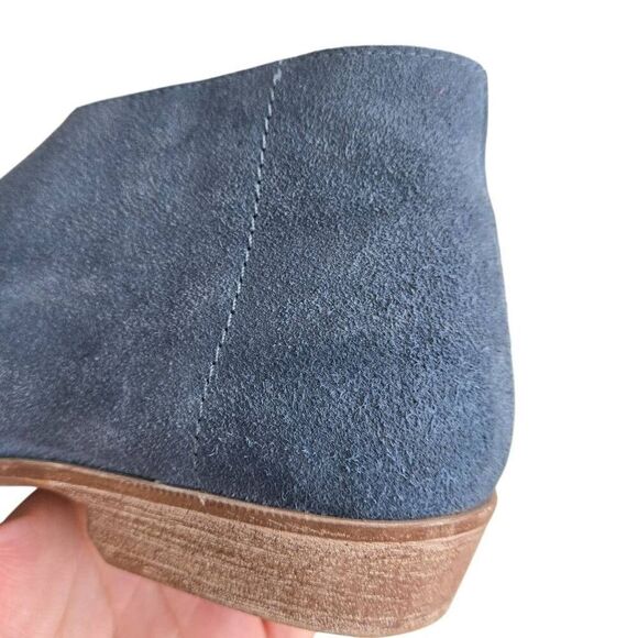 Free People Mont Blanc Blue Suede Sandals Size 381/2 US 8 - Picture 12 of 15